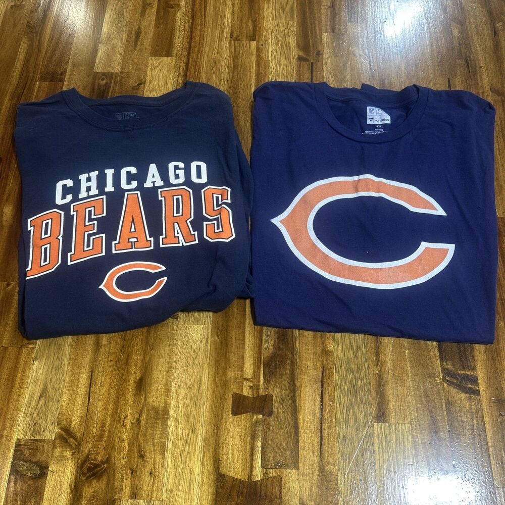 Chicago Bears T-shirt Lot of 2 Men's Size 4XL NFL  Pro Line Fanatics Butkus #51